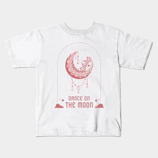 dance on the moon celestial Kids T-Shirt